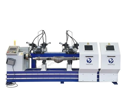 Máquina de solda de costura com tochas automáticas de flange de eixo-